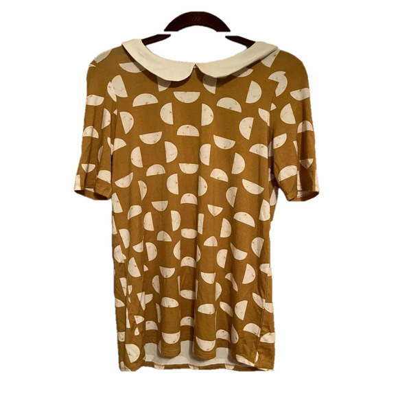AGNES & DORA~GOLDEN BLOUSE~NWT~SM - Picture 1 of 7